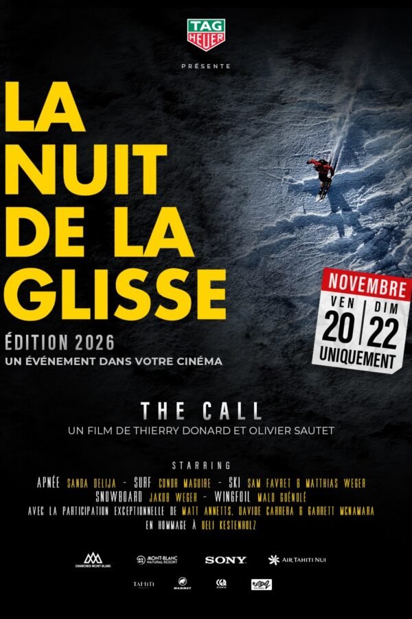 Affiche de LA NUIT DE LA GLISSE 2026 THE CALL